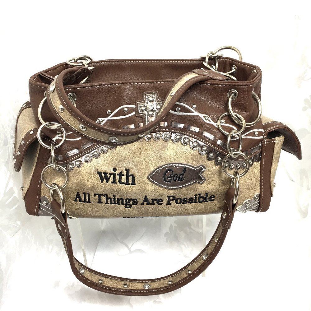 COWGIRL TRENDS Hidden Carry Studded & Jeweled Purse Bag